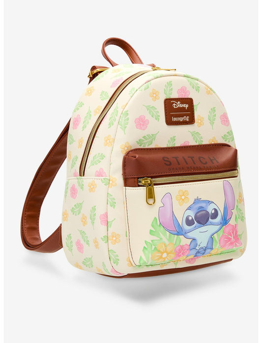 Loungefly Disney Stitch Tropical Quote Mini Backpack - US 1444