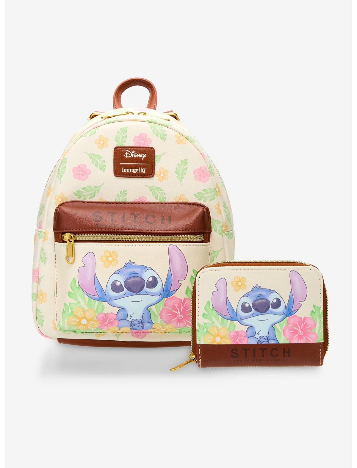 Loungefly Disney Stitch Tropical Quote Mini Backpack - US 1444