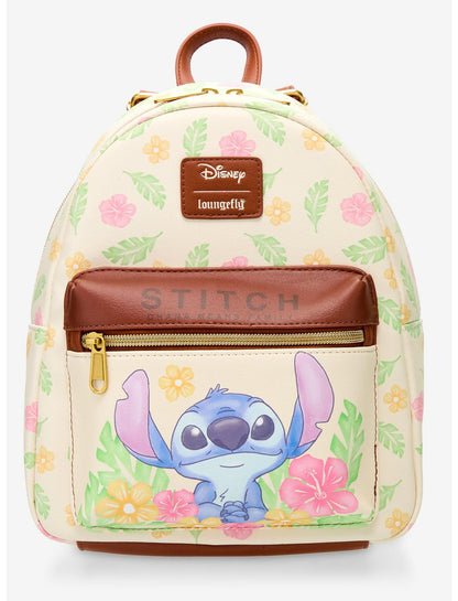 Loungefly Disney Stitch Tropical Quote Mini Backpack - US 1444