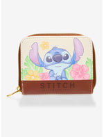 Loungefly Disney Stitch Tropical Quote Mini Zipper Wallet - US 3647