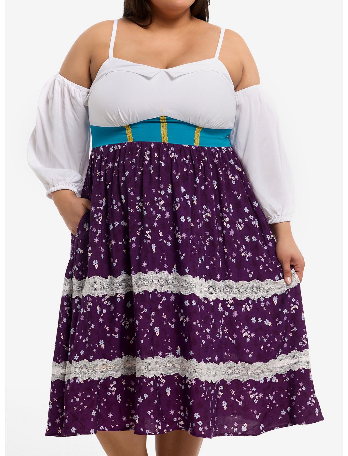 Disney The Hunchback Of Notre Dame Esméralda Cold-Shoulder Dress Plus Size - US 1061