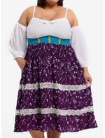 Disney The Hunchback Of Notre Dame Esméralda Cold-Shoulder Dress Plus Size - US 1061