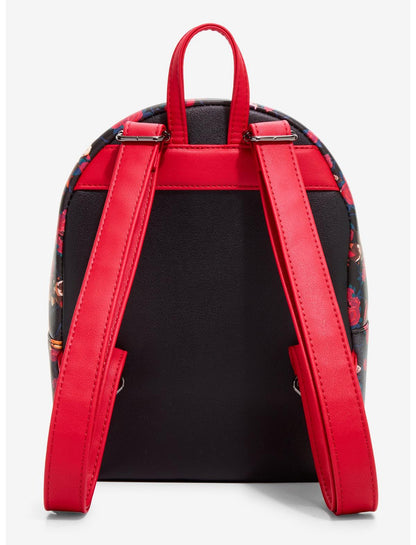 Loungefly Sonic The Hedgehog Shadow Roses Mini Backpack - US 1047