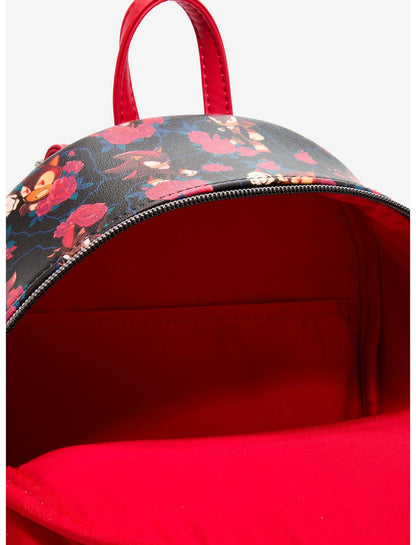 Loungefly Sonic The Hedgehog Shadow Roses Mini Backpack - US 1047