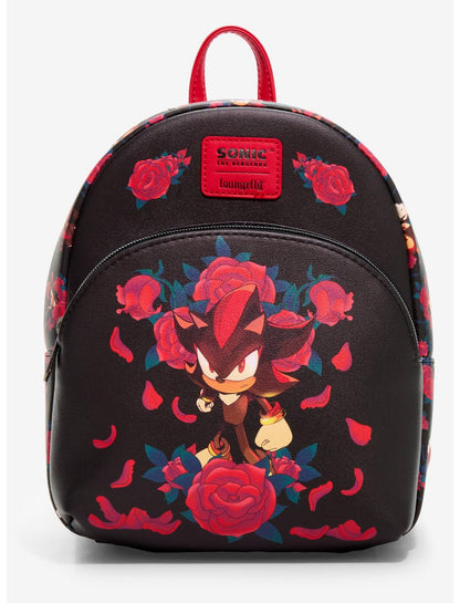 Loungefly Sonic The Hedgehog Shadow Roses Mini Backpack - US 1047