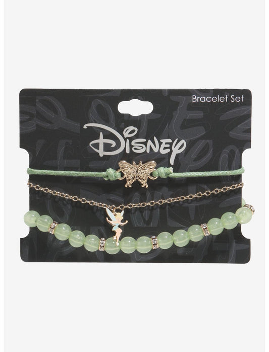 Disney Peter Pan Tinker Bell Butterfly Bracelet Set - US 2594