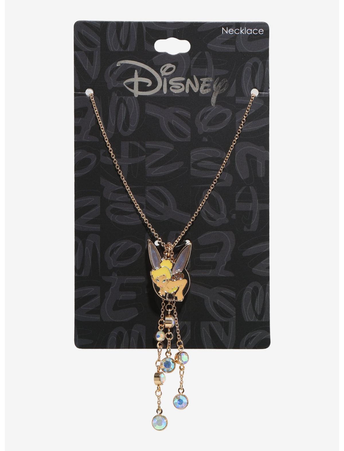 Disney Peter Pan Tinker Bell Pixie Dust Pendant Necklace - US 2657