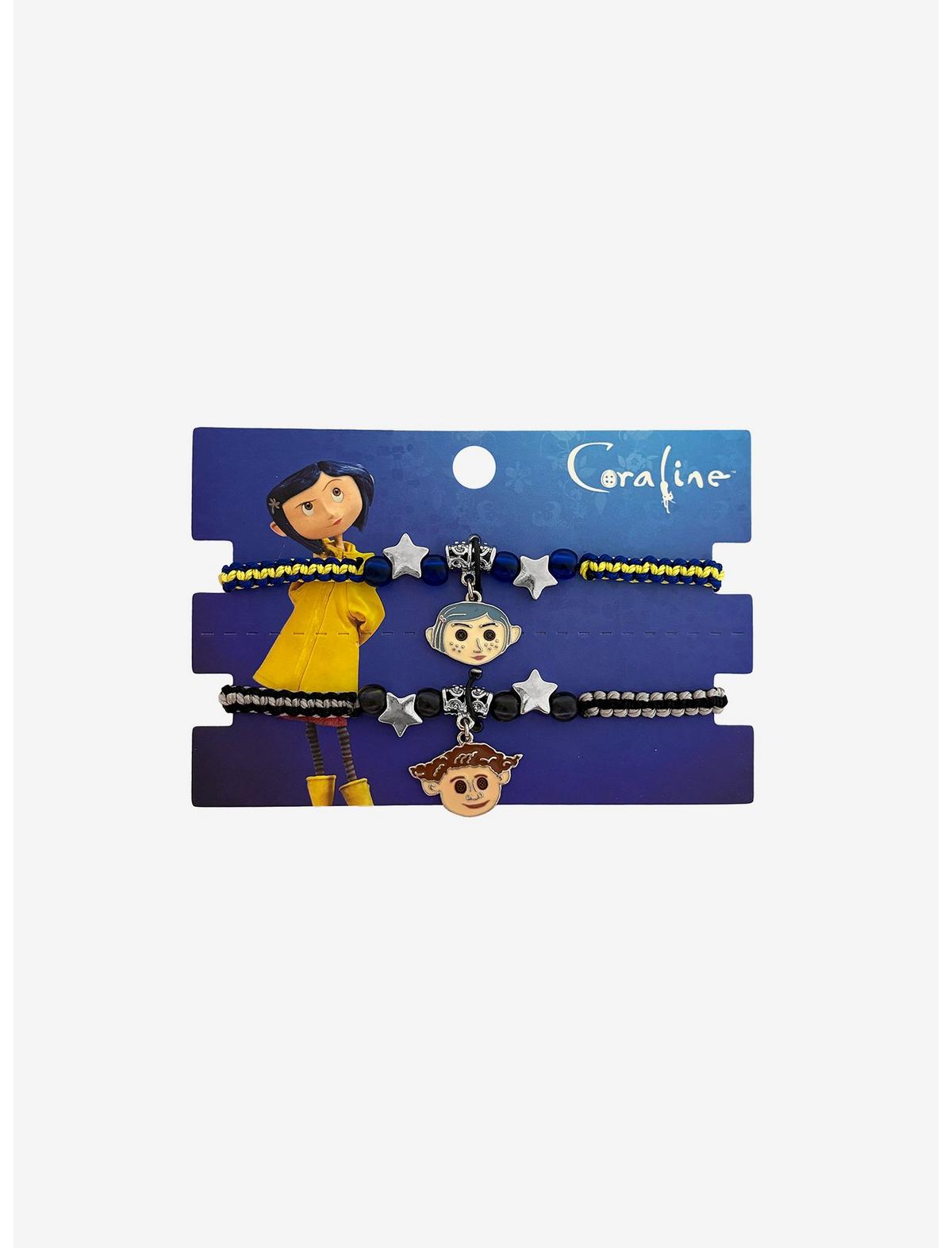 Coraline Wybie & Coraline Best Friend Cord Bracelet Set - US 0855