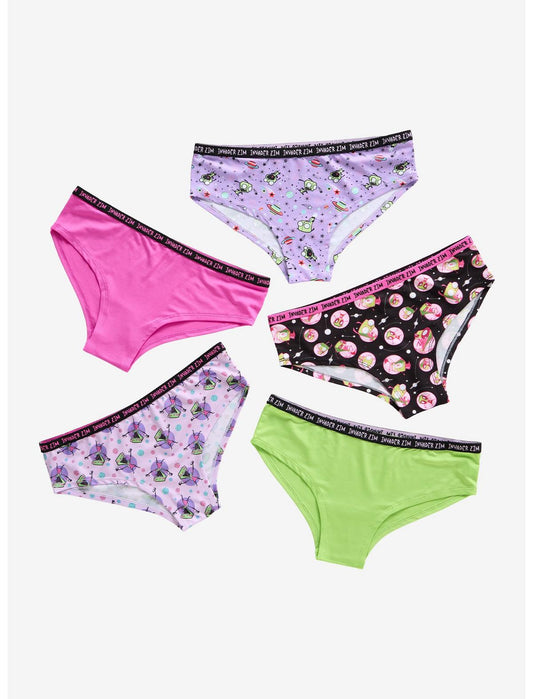Invader Zim Bikini Panty Set 5 Pair - US 7532