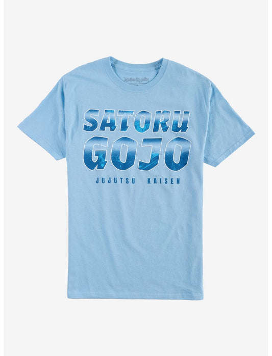 Jujutsu Kaisen Satoru Gojo Name Pose T-Shirt - US 3122