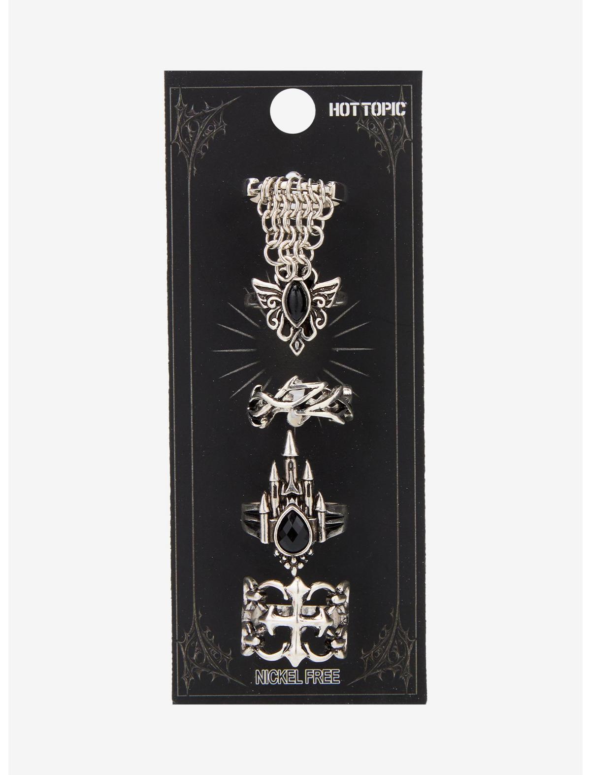 Medieval Castle Chain Ring Set - US 4917