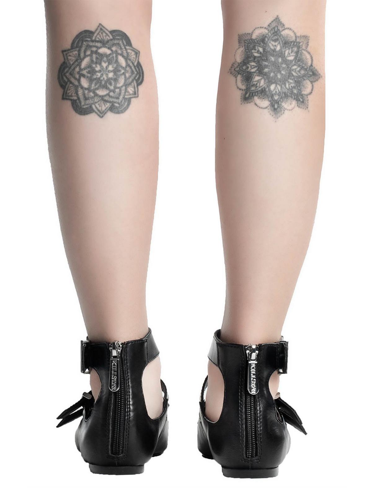 KIHILIST Black Oracle Pointed Flats - US 6741