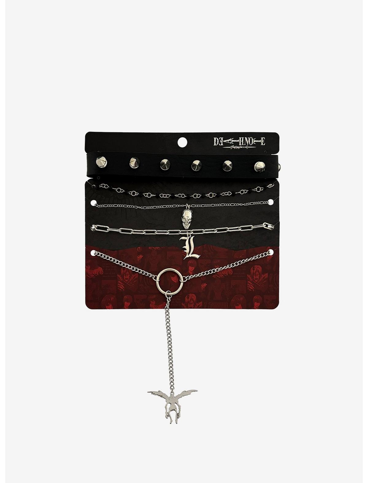 Death Note Icon Necklace Set - US 1228
