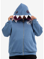 Marvel Rivals Jeff The Land Shark Girls Reversible Hoodie Plus Size - US 6595