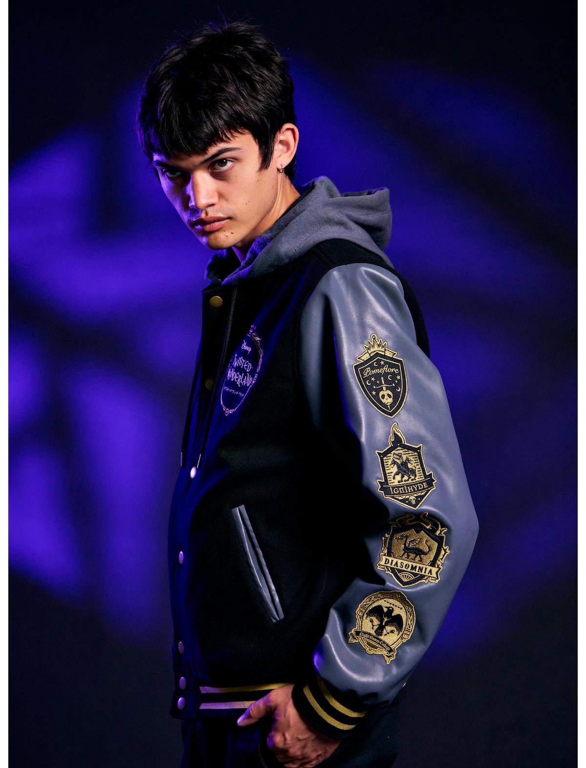Disney Twisted-Wonderland House Crest Varsity Jacket - US 1397