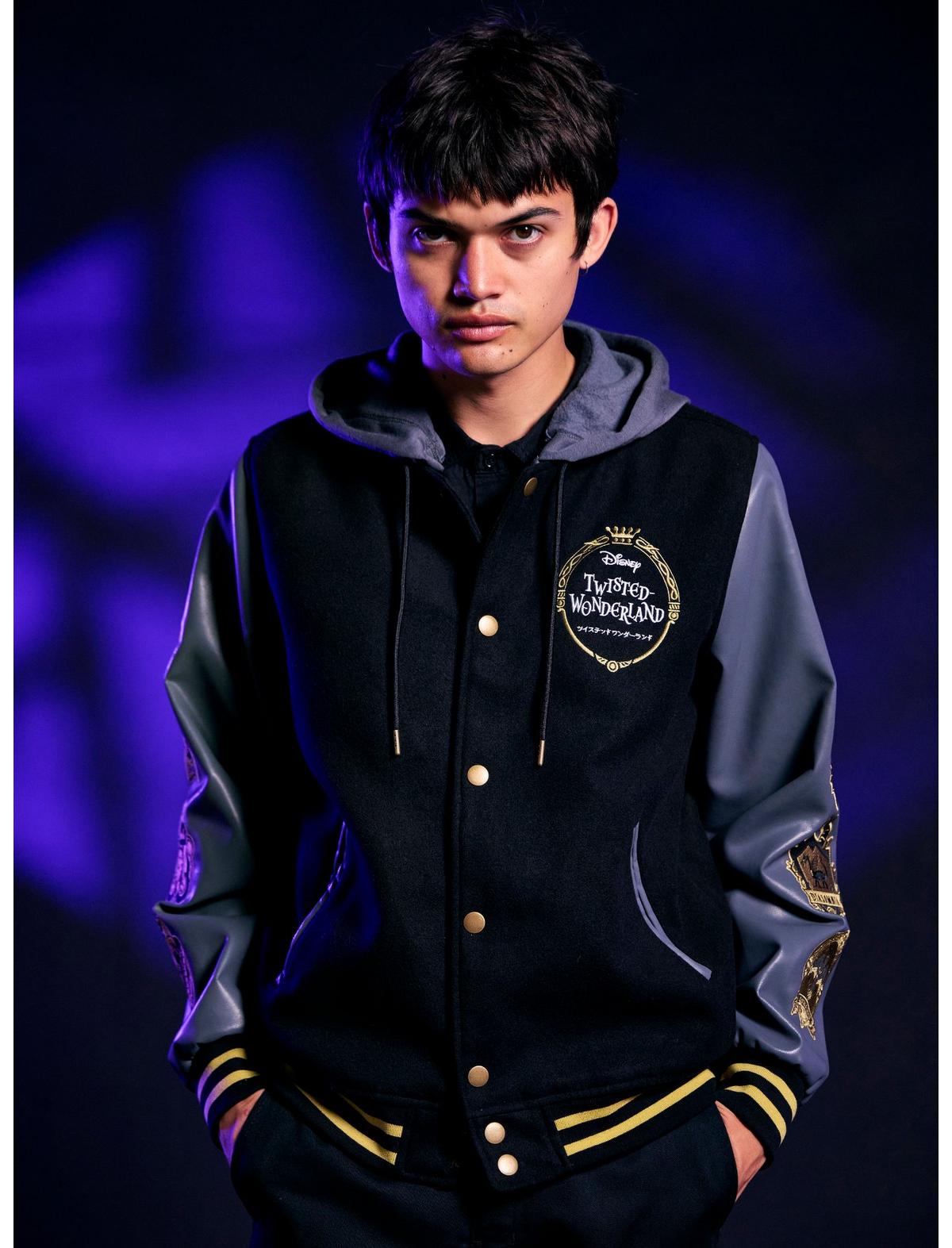 Disney Twisted-Wonderland House Crest Varsity Jacket - US 1397