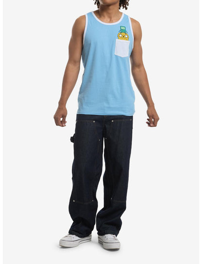 Adventure Time Jake & BMO Peek Pocket Tank Top - US 5372
