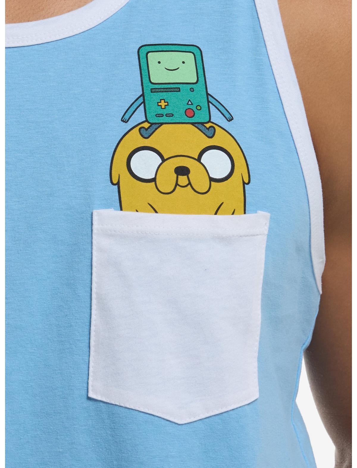 Adventure Time Jake & BMO Peek Pocket Tank Top - US 5372