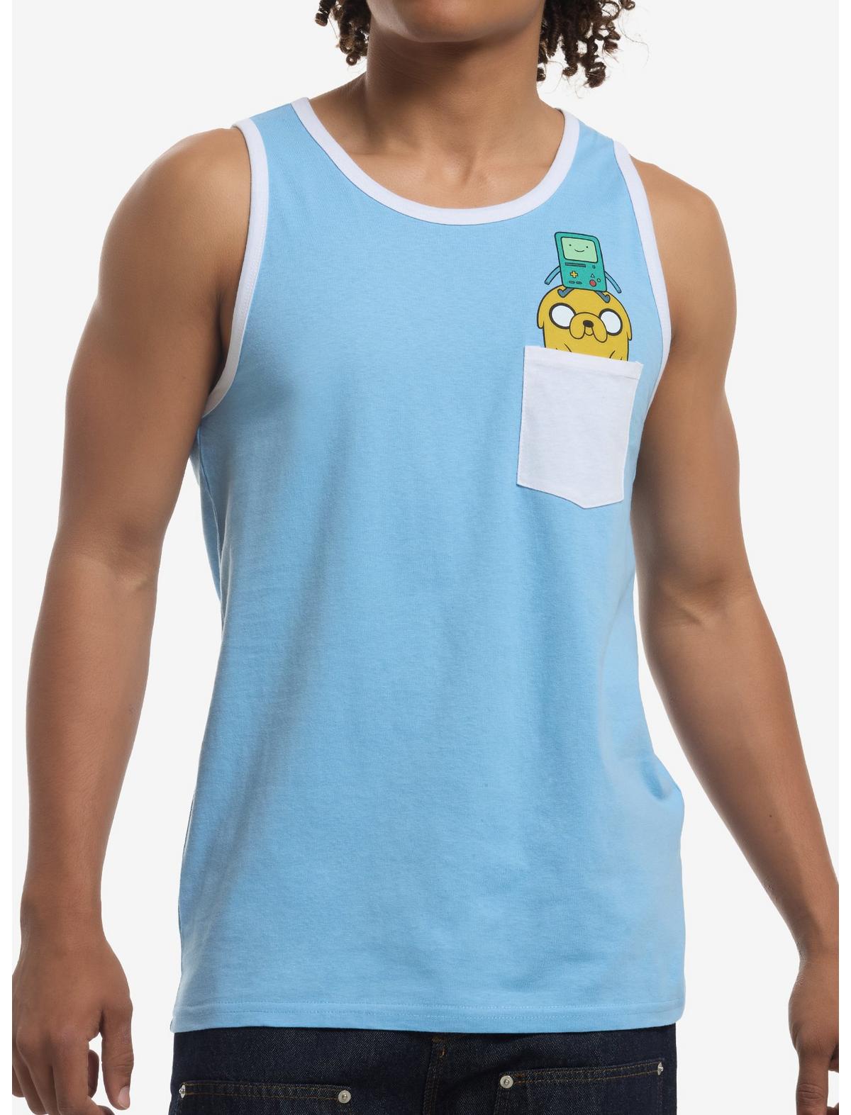 Adventure Time Jake & BMO Peek Pocket Tank Top - US 5372