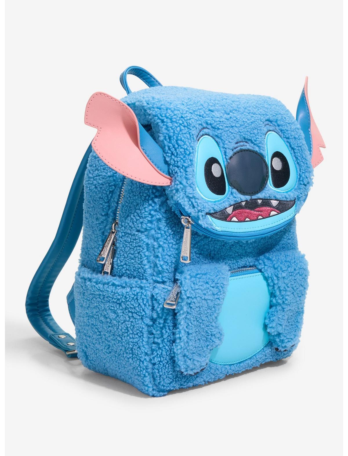 Loungefly Disney Stitch Fuzzy Mini Backpack - US 9231