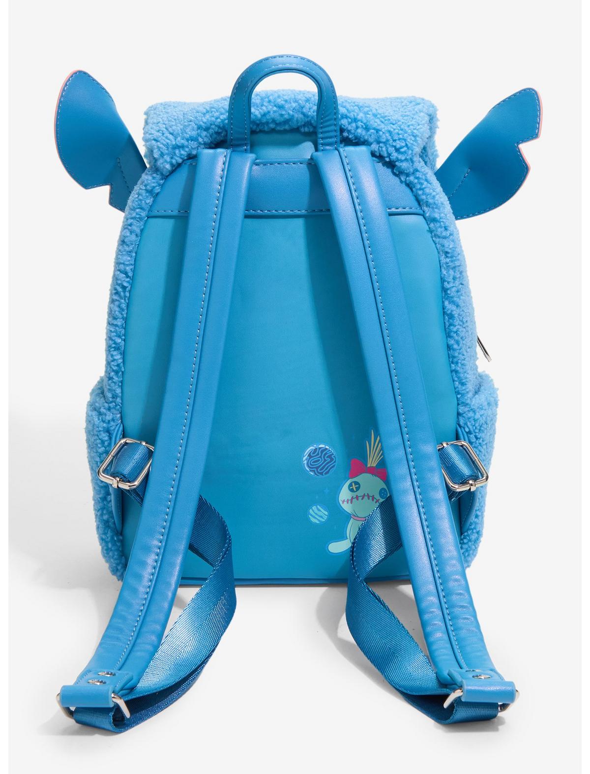 Loungefly Disney Stitch Fuzzy Mini Backpack - US 9231