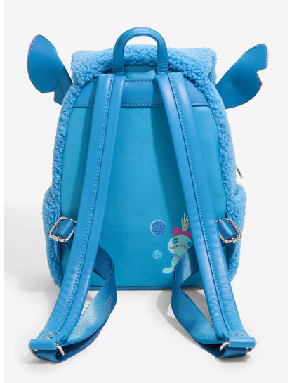 Loungefly Disney Stitch Fuzzy Mini Backpack - US 9231