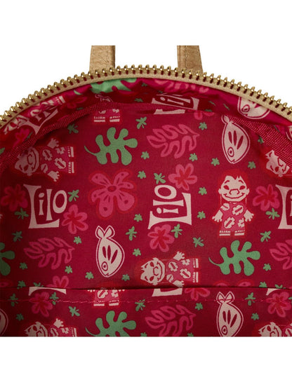 Loungefly Disney Lilo & Stitch Lilo Dress Figural Mini Backpack With Charm - US 5654