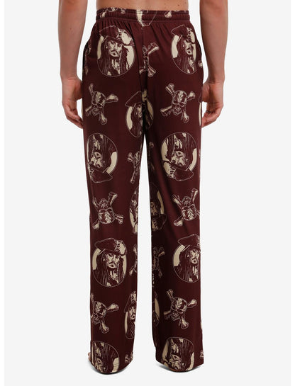 Disney Pirates Of The Caribbean Jack Sparrow Pajama Pants - US 4631