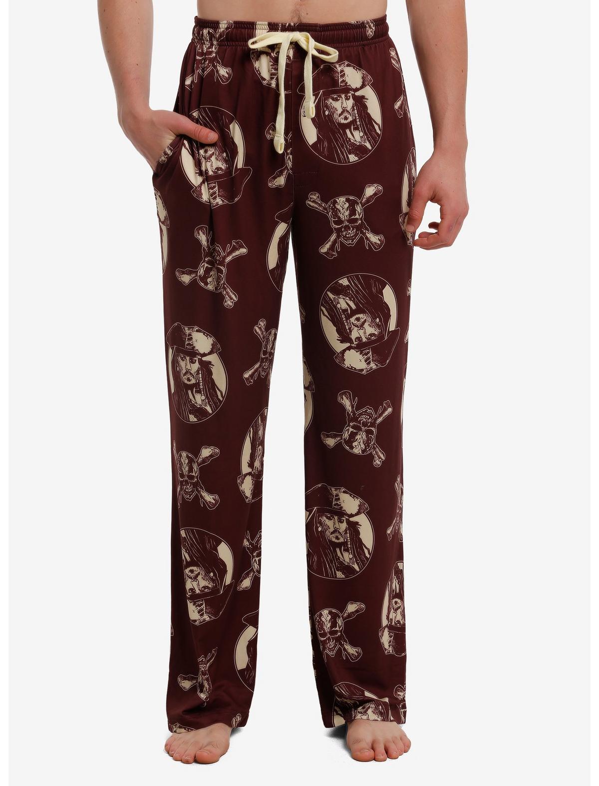 Disney Pirates Of The Caribbean Jack Sparrow Pajama Pants - US 4631