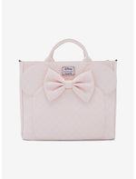 Loungefly Disney Minnie Mouse Pink Checkered Convertible Tote Bag - US 0852