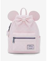 Loungefly Disney Minnie Mouse Light Pink Checkered Figural Mini Backpack - US 2202