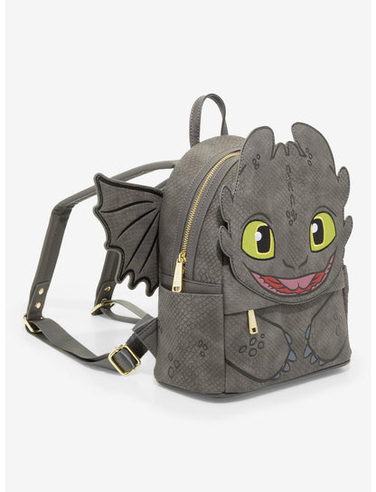 Loungefly How To Train Your Dragon Toothless Figural Mini Backpack - US 5314