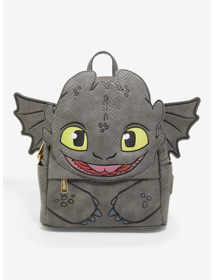 Loungefly How To Train Your Dragon Toothless Figural Mini Backpack - US 5314