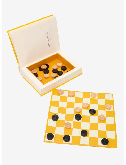 Checkers Game In A Book - US 2242
