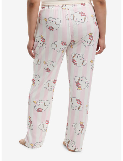 Cogimyun Stripe Pajama Pants Plus Size - US 7283