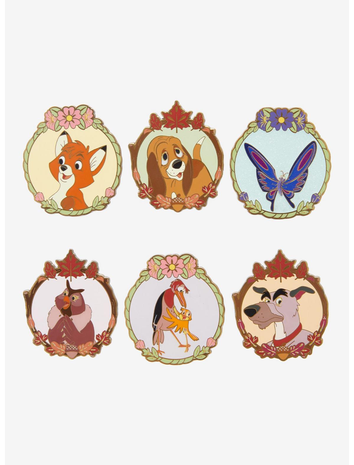 Loungefly Disney The Fox And The Hound Character Frame Blind Box Enamel Pin - US 5894