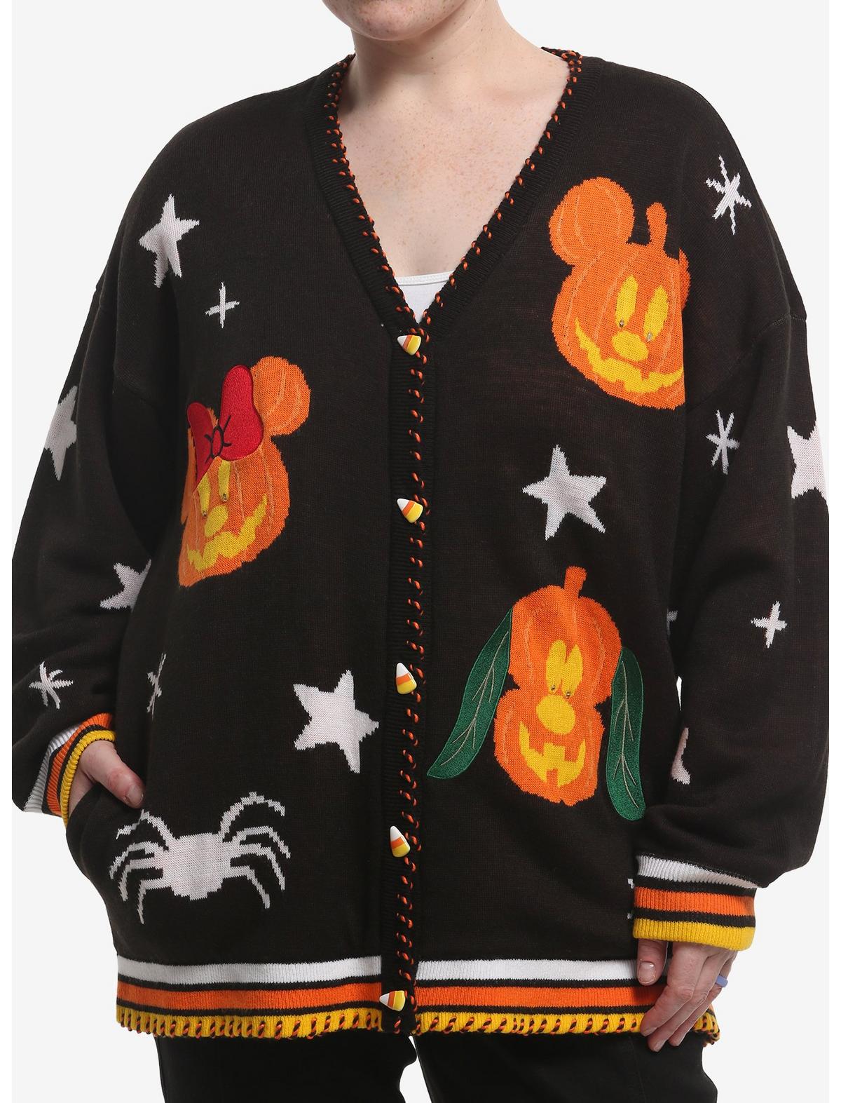 Her Universe Disney Halloween Light-Up Pumpkin Girls Cardigan Plus Size - US 1603