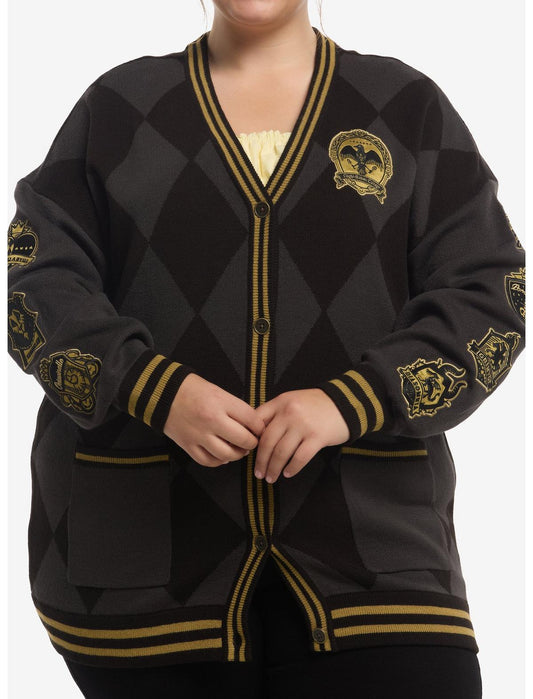 Disney Twisted-Wonderland Patch Girls Cardigan Plus Size - US 9787