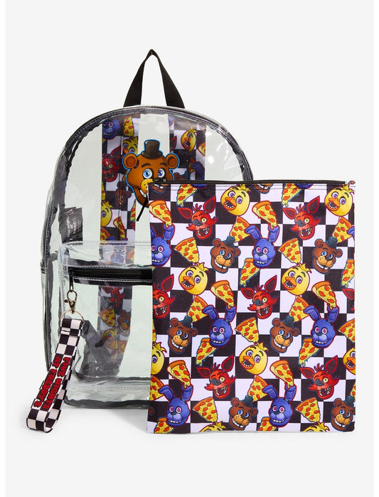 Five Nights At Freddy's Clear Backpack - US 0825