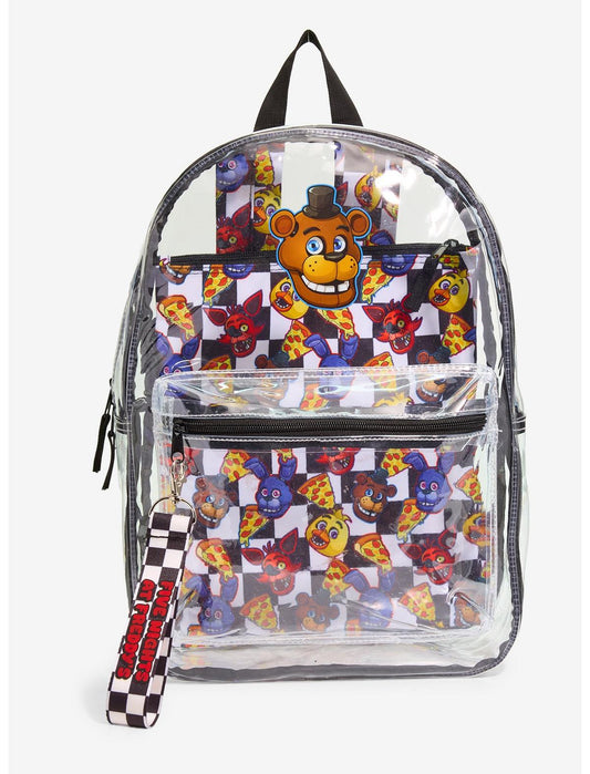 Five Nights At Freddy's Clear Backpack - US 0825