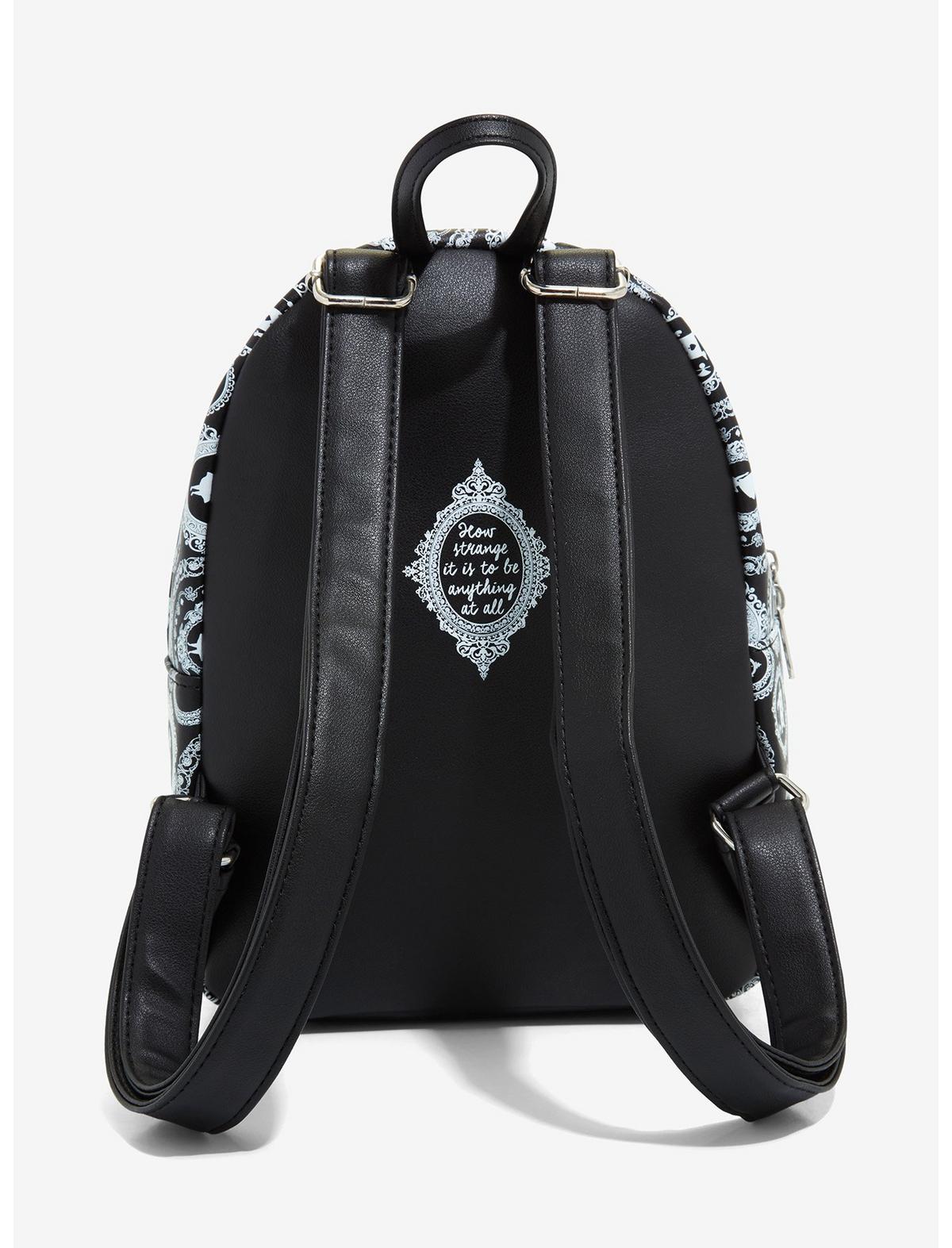 Loungefly Disney Alice In Wonderland Black & White Mini Backpack - US 1277