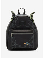 Loungefly Disney Sleeping Beauty Maleficent Glow-In-The-Dark Horns Mini Backpack - US 7148