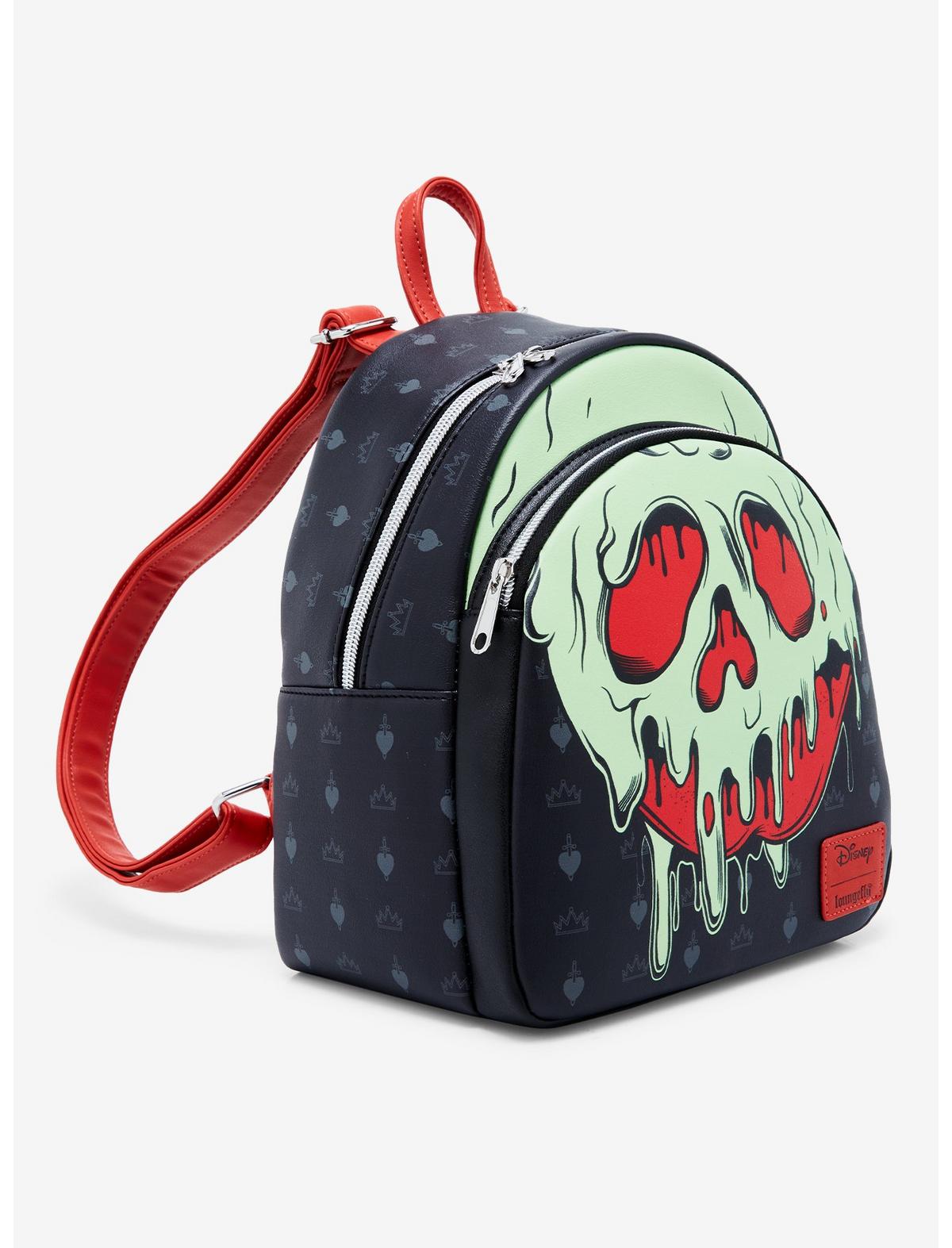 Loungefly Disney Snow White And The Seven Dwarfs Poison Apple Glow-In-The-Dark Mini Backpack - US 8776