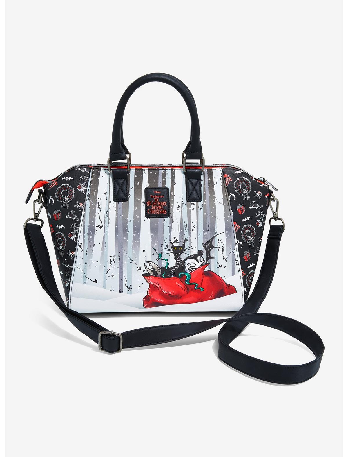 Loungefly The Nightmare Before Christmas Jack & Zero Satchel Bag - US 8274