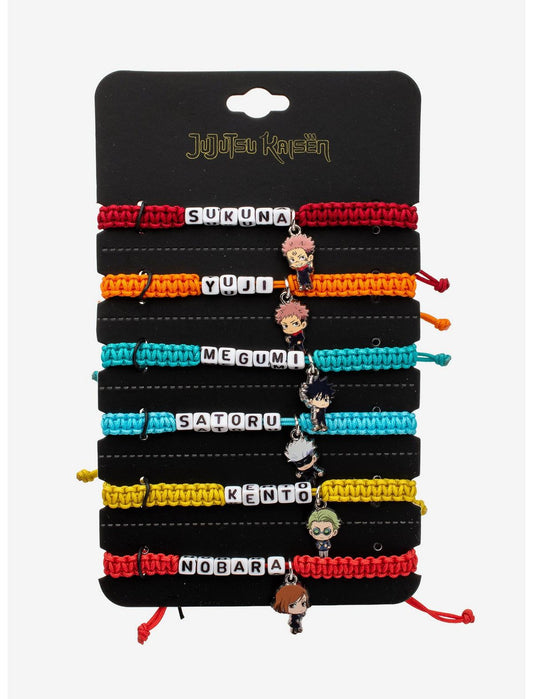 Jujutsu Kaisen Character Cord Bracelet Set - US 1443