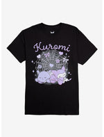 Kuromi Baku Spiderweb Nap T-Shirt - US 8391