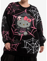 Hello Kitty Skeleton Reaper Girls Sweater Plus Size - US 1897