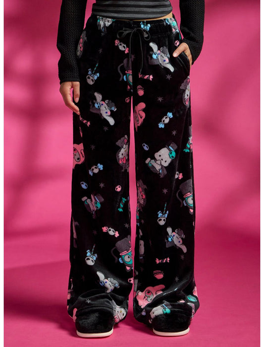 Hello Kitty And Friends Halloween Costumes Fuzzy Pajama Pants - US 1904