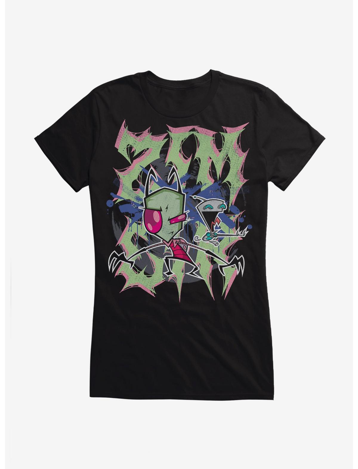 Invader Zim Zim and GIR Girls T-Shirt - US 4405