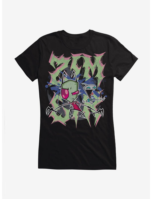 Invader Zim Zim and GIR Girls T-Shirt - US 4405